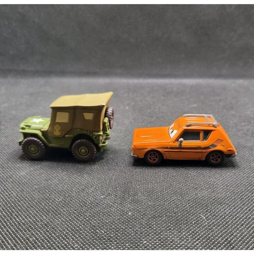 Disney Pixar Cars Mattel Sarge & Grem Gremlin Diecast Vehicle Figure Car Toy Lot